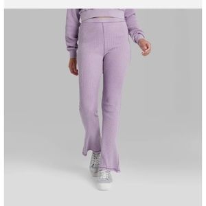 Purple Flare Pants